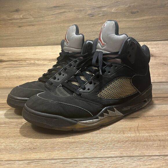 Nike Air Jordan 5 IV Black Metallic 2016 Sneakers Shoes Men\'s Size 12 main image 7